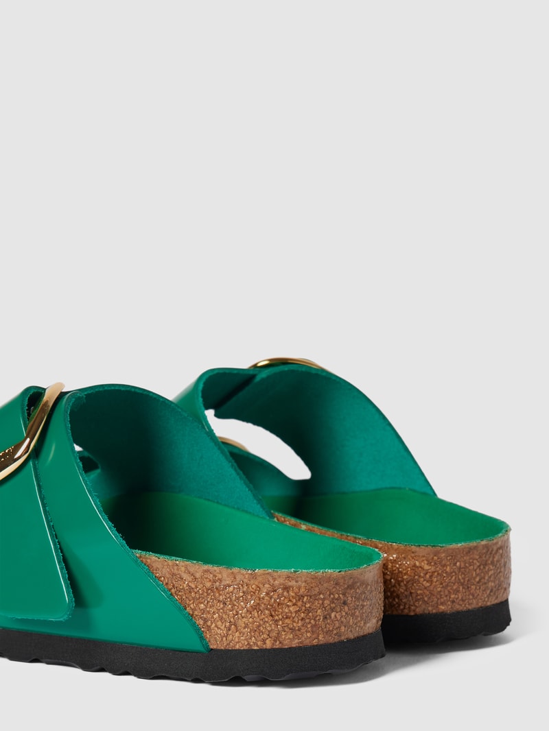 Slides aus echtem Leder Modell 'Arizona' in grün