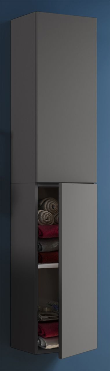 VCM Hochschrank Lendas Anthrazit