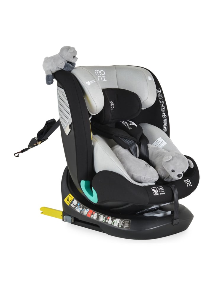 Moni Kindersitz Serengeti i-Size in grau günstig kaufen onesize