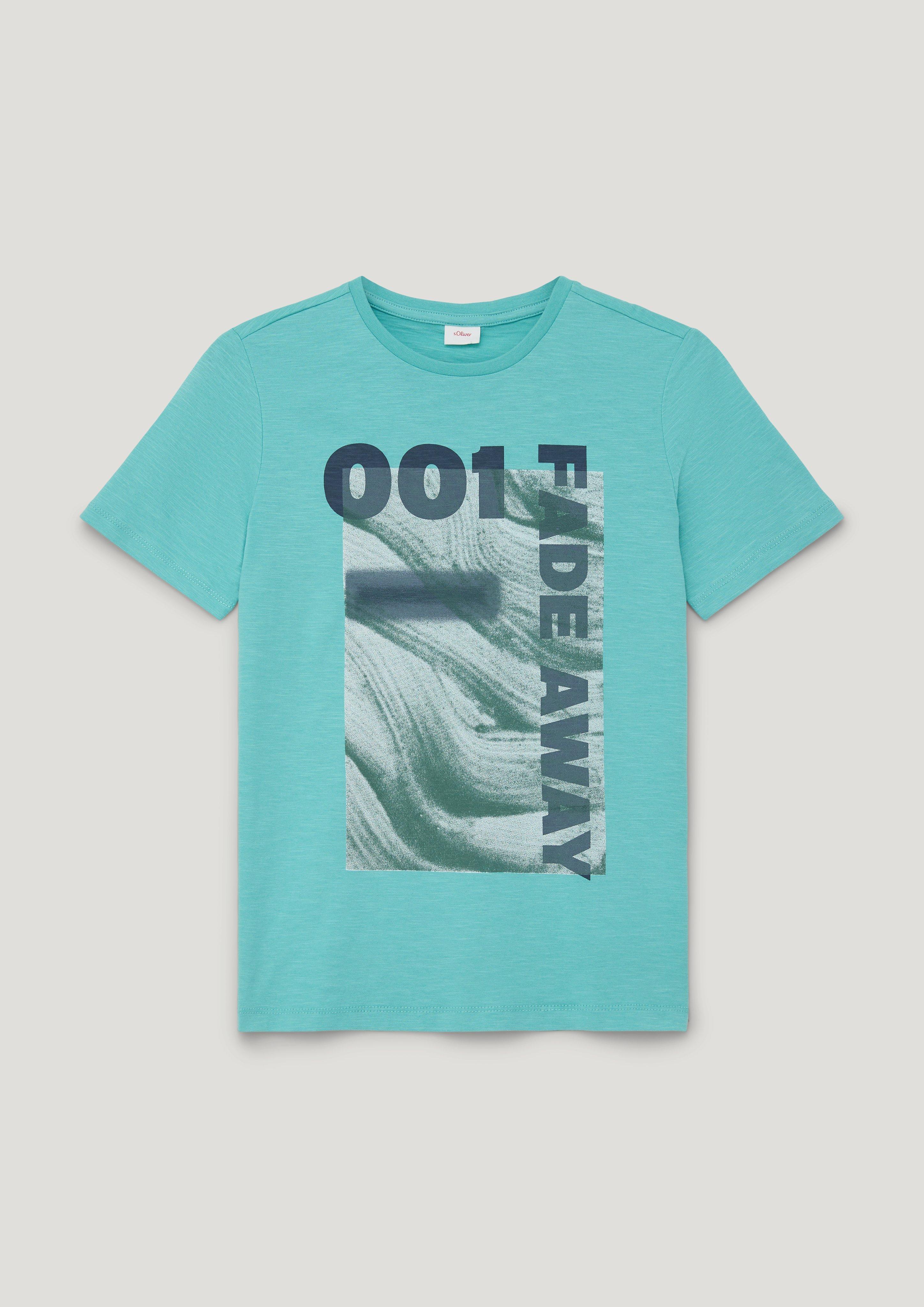 T-Shirt mit Flammgarnstruktur  2130507-6632