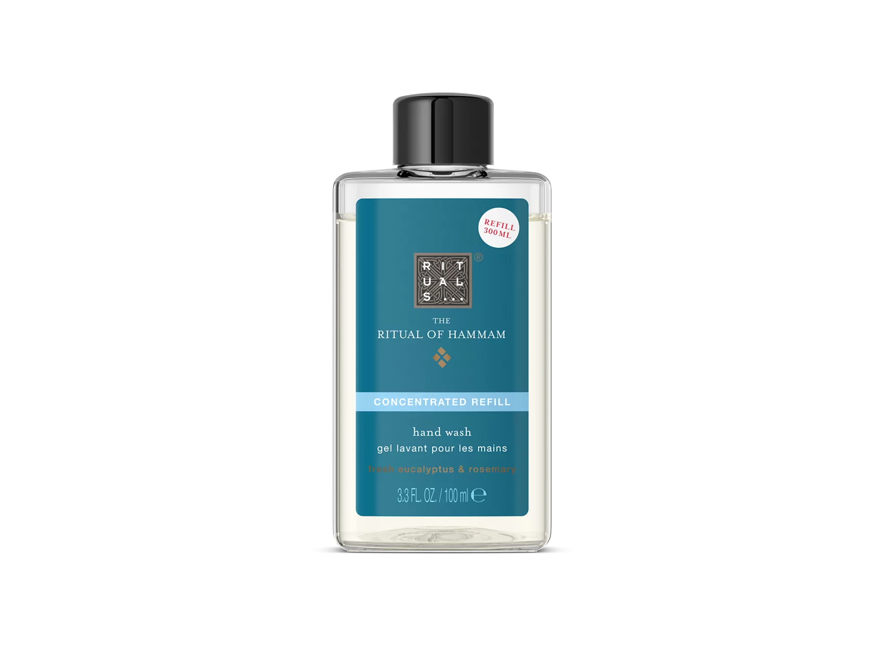 Le rituel du hammam, recharge concentrée de savon pour les mains 100 ml