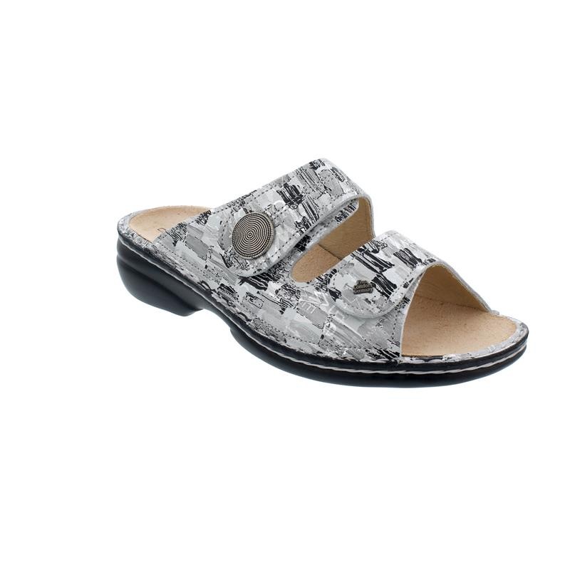 FINN COMFORT Komfort Sandalen silber