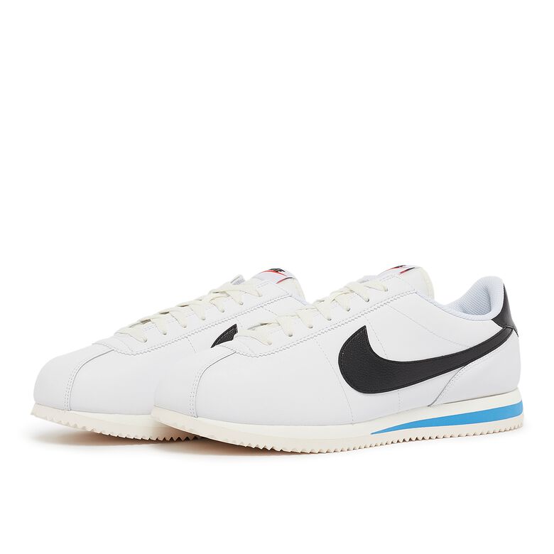 NIKE Cortez '23 white/black-lt photo blue-sail