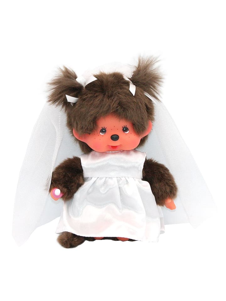Monchhichi Braut Mädchen | 20 cm Monchhichi Puppe | im Hochzeits-Kleid & Schleier günstig kaufen onesize