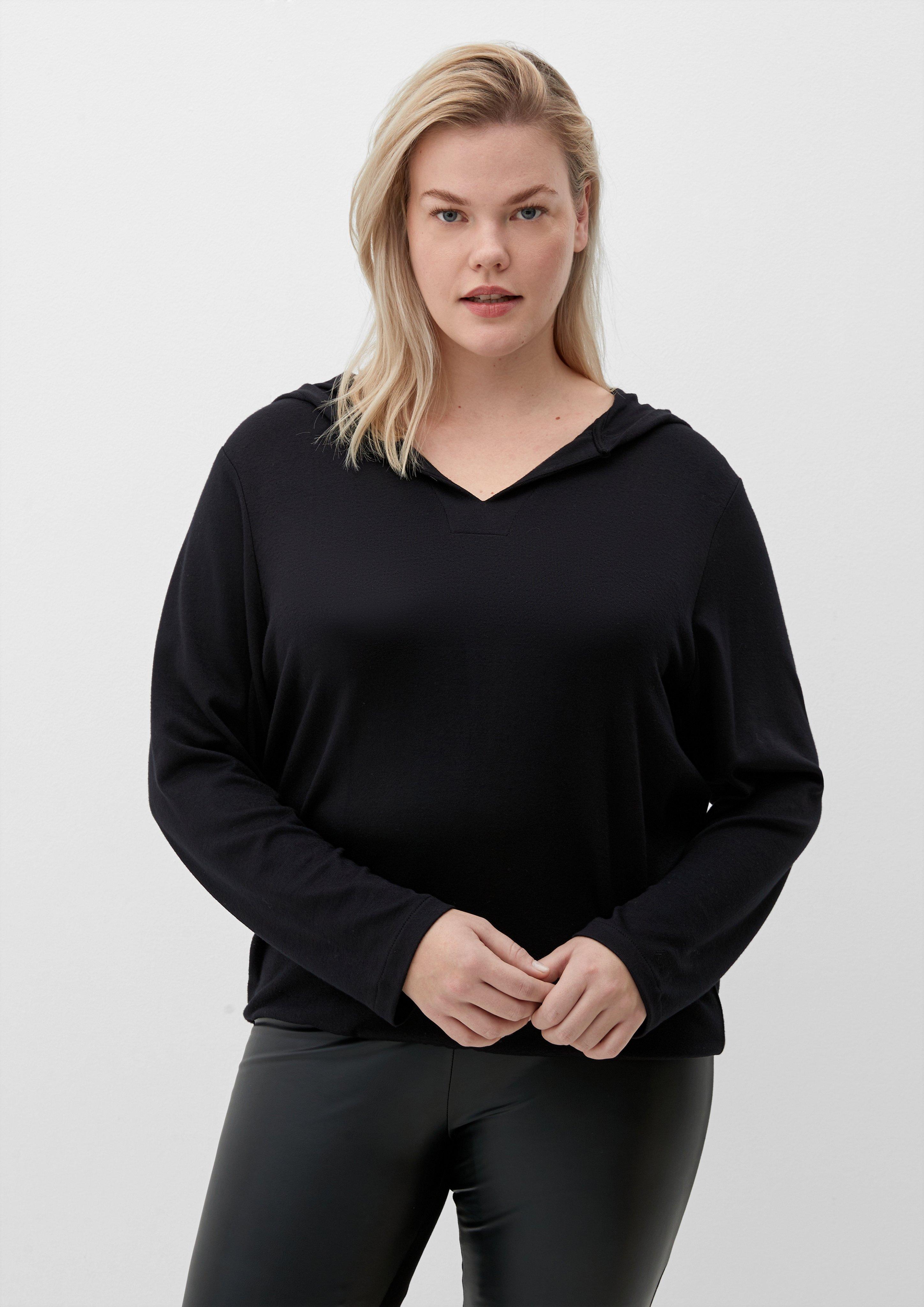Hoodie mit V-Ausschnitt  2126001-9999