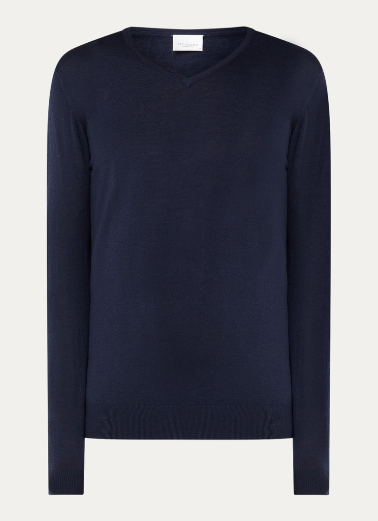 Profuomo fino pleteni pulover od merino vune