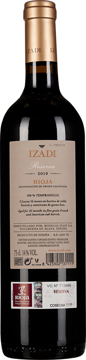 Bodegas Izadi Rioja Reserva 2019
