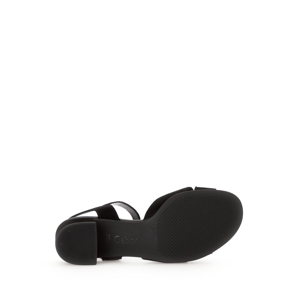 Gabor fashion Riemchensandale schwarz