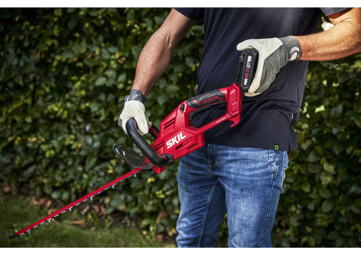 SKIL GH1E0438CA Pensasleikkuri 45 cm 20 mm 20 V harjaton ilman akkuja ja laturia