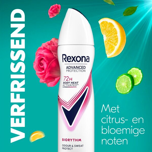 Rexona Women Advanced Protection Biorythm izzadásgátló spray 150ml
