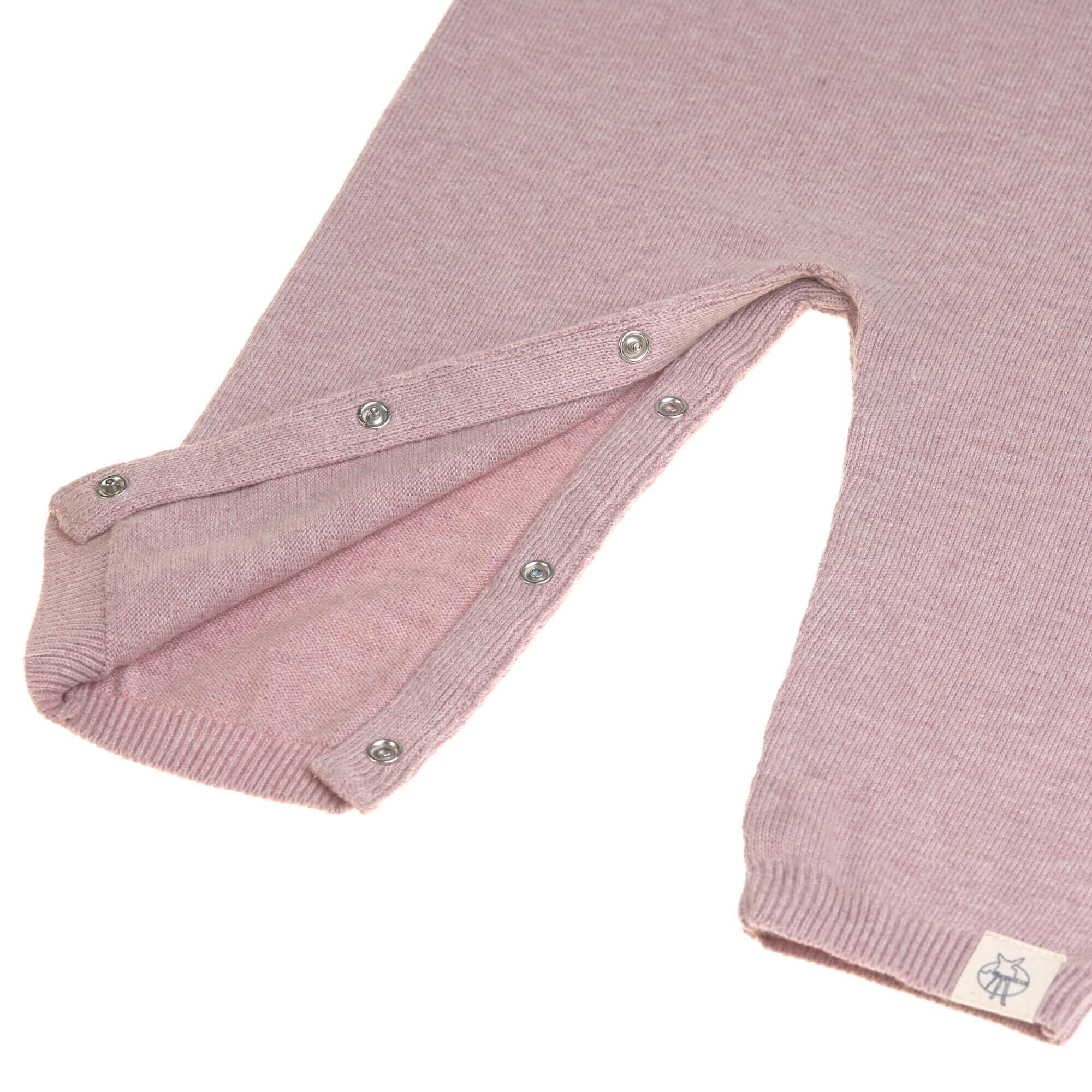 Baby Strampler - gestrickter Overall, Rosa