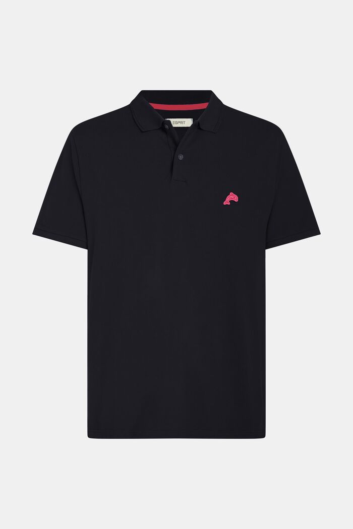 Klassisches Tennis-Poloshirt mit Dolphin-Batch