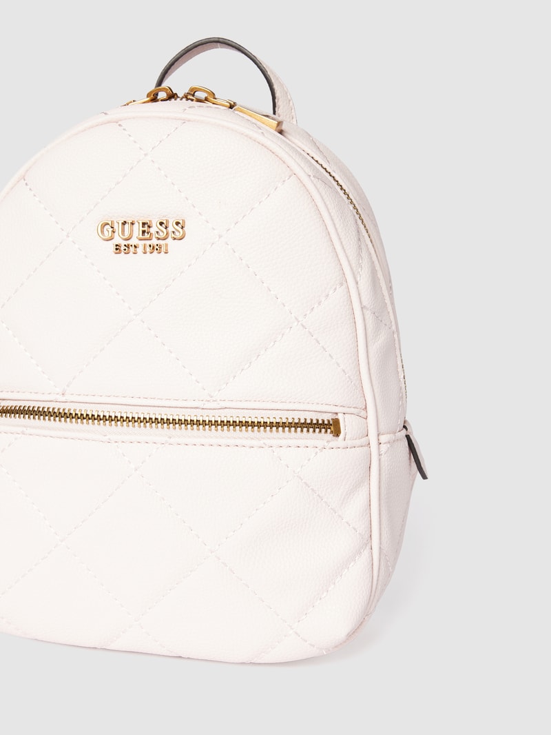 Rucksack mit Label-Applikation in sand