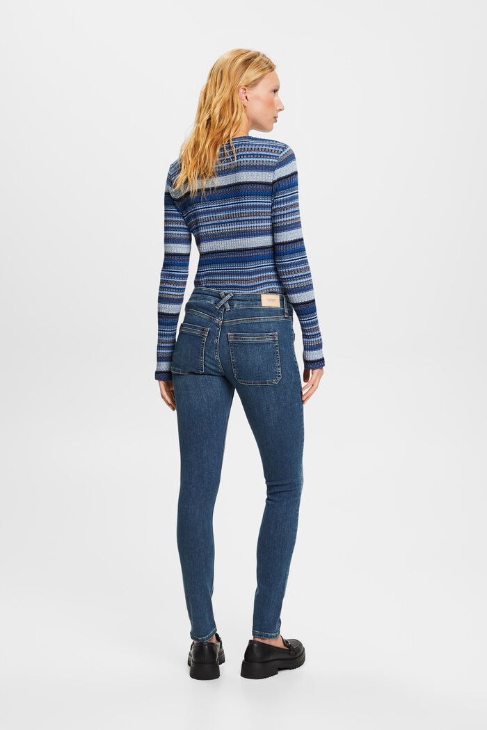 Skinny Jeans mit mittlerer Bundhöhe
