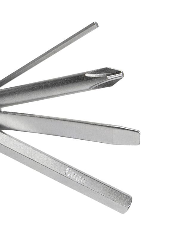 Viwanda ViHEX 8 tlg. Sechskantschlüssel Set, einklappbar