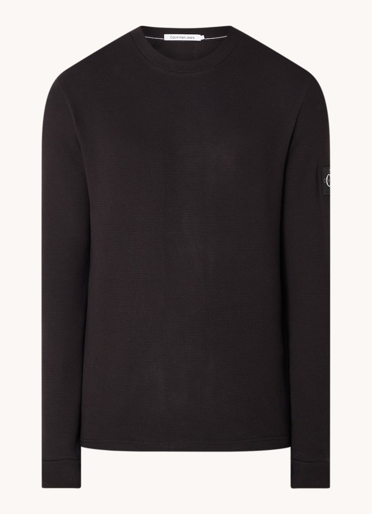 Calvin Klein Fine-knit sweater with logo