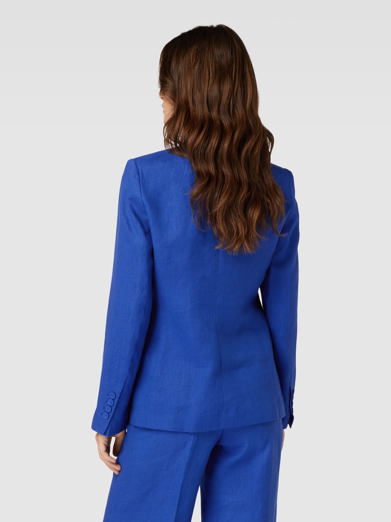 Blazer mit asymmetrischer Vorderseite Modell 'LINET' in royalblau