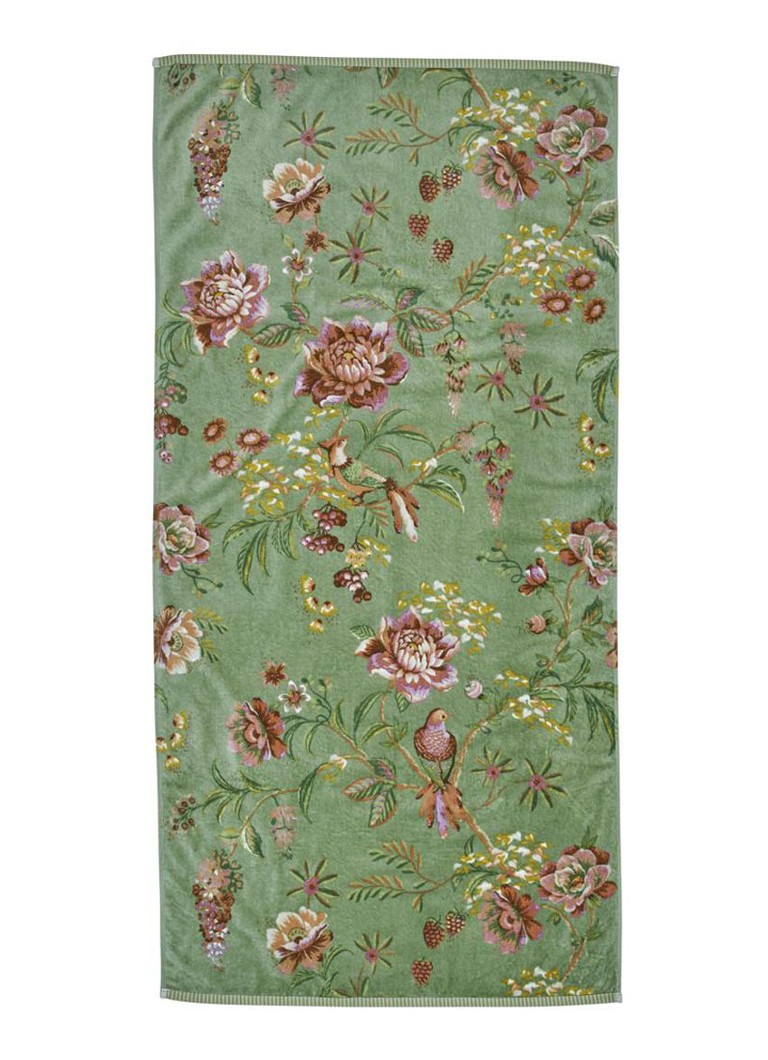 Pip Studio Secret Garden terry cotton bath towel - 400 g/m² - 70 x 140 cm