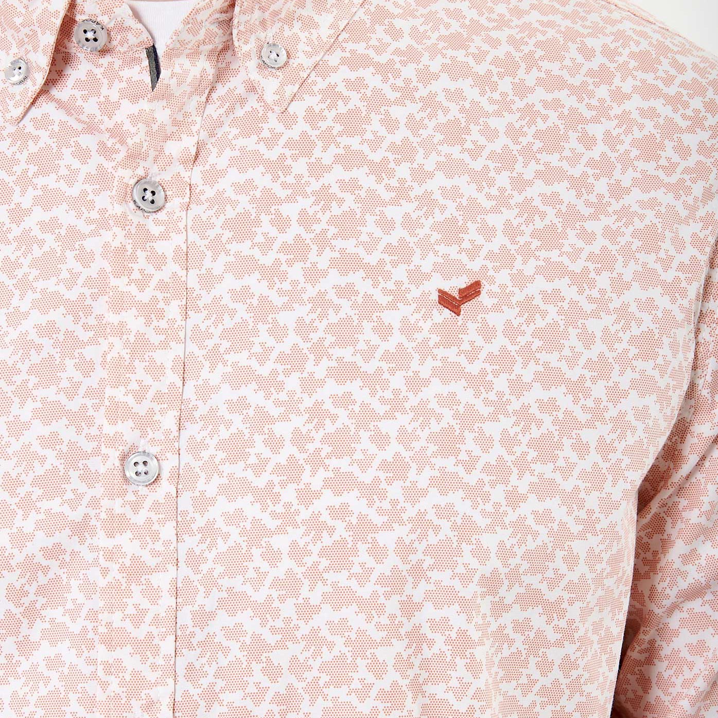 MALTE  Chemise orange Homme