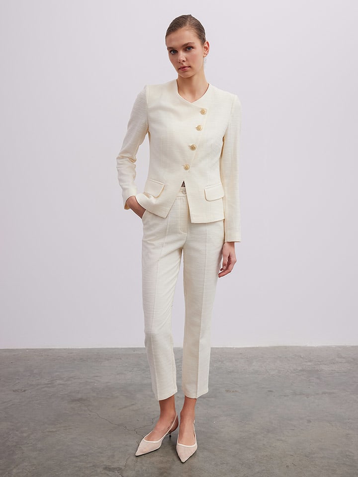 BGN Blazer in Creme günstig kaufen