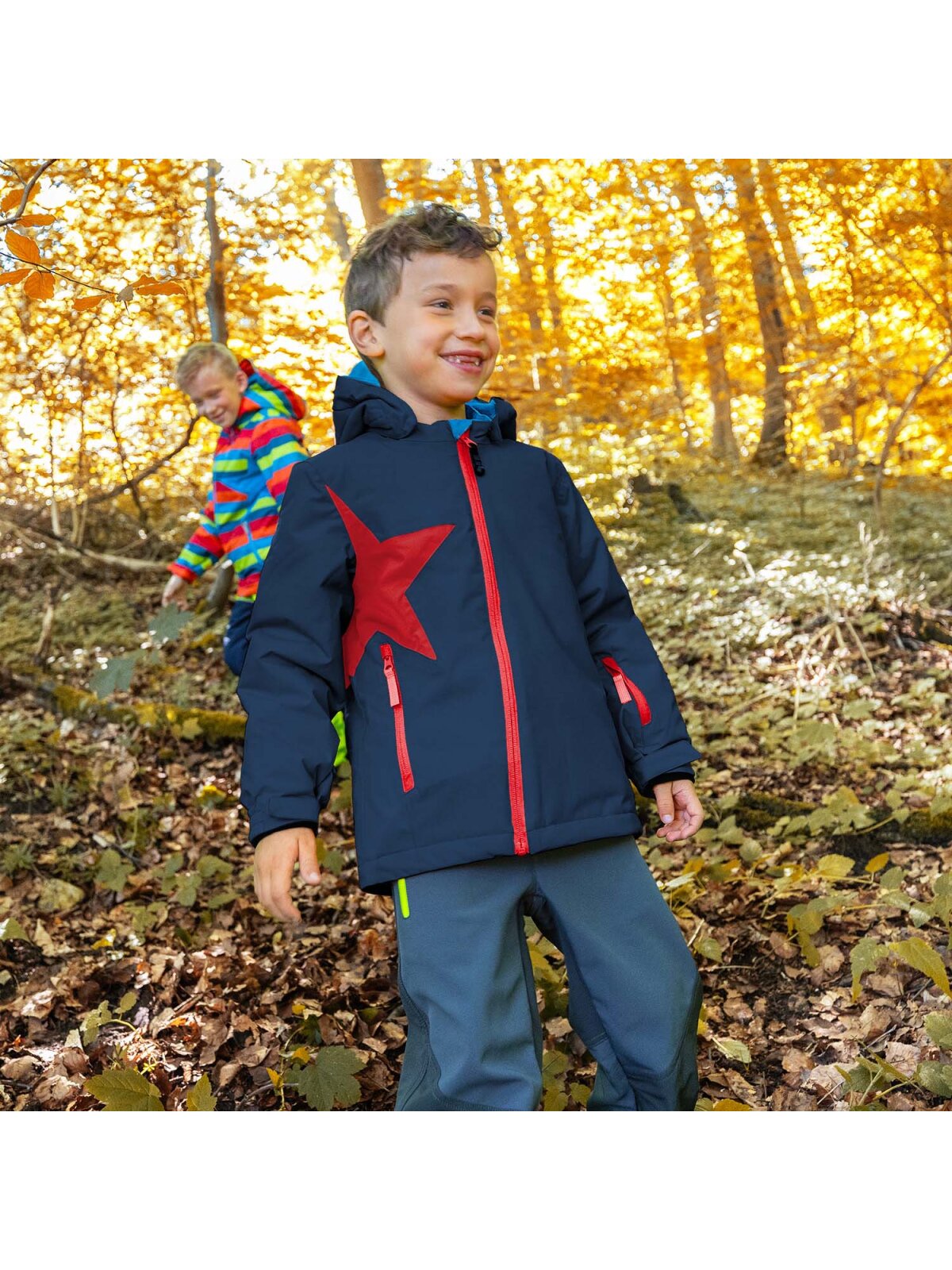 Schneejacke Stern Baby, marine