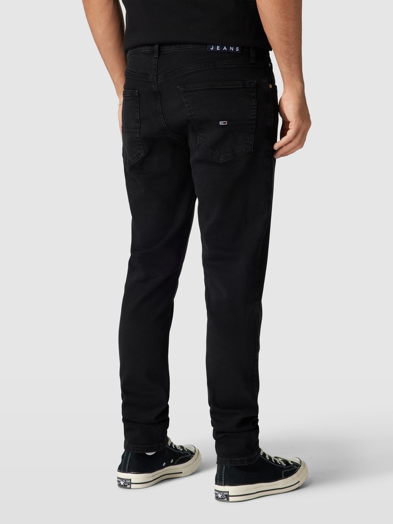 Jeans im 5-Pocket-Design Modell 'AUSTIN' in schwarz