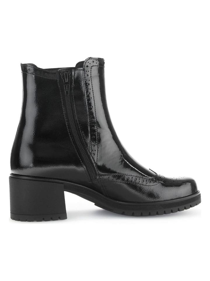 Gabor Leder-Stiefeletten in Schwarz günstig kaufen
