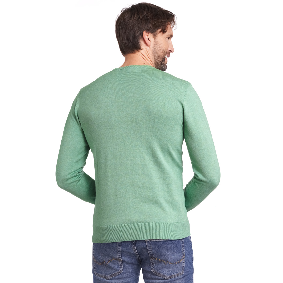 Herren Feinstrickpullover mit Rundhals