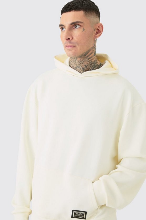 Tall kastiger Oversize Scuba Hoodie