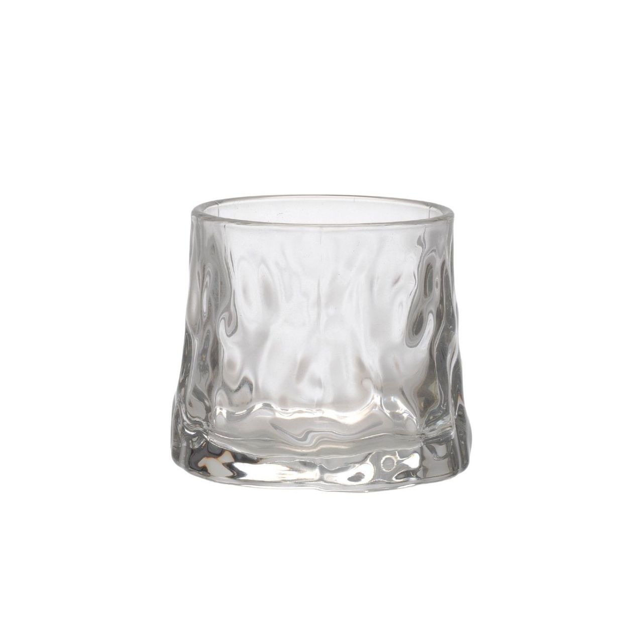 ZOHA 2er Set Whiskyglas Whisky Iceberg - Glas Wasserglas Saft - 180 ml, Glas, Bewegbar - Trinkglas