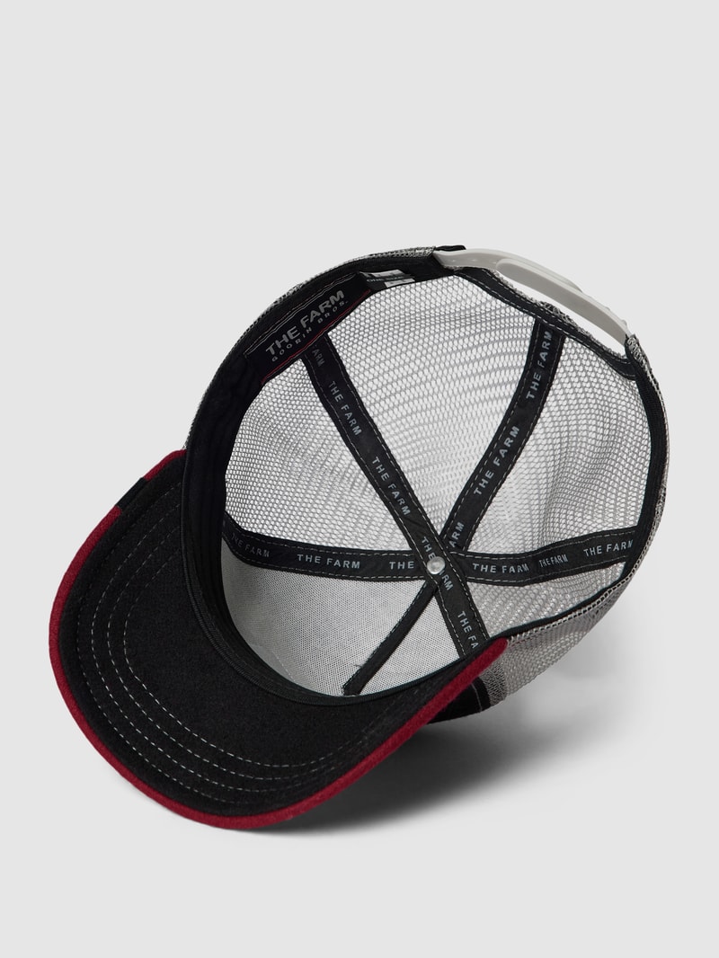 Trucker Cap mit Woll-Anteil Modell 'BOSS CIRCLE OF LIFE' in schwarz