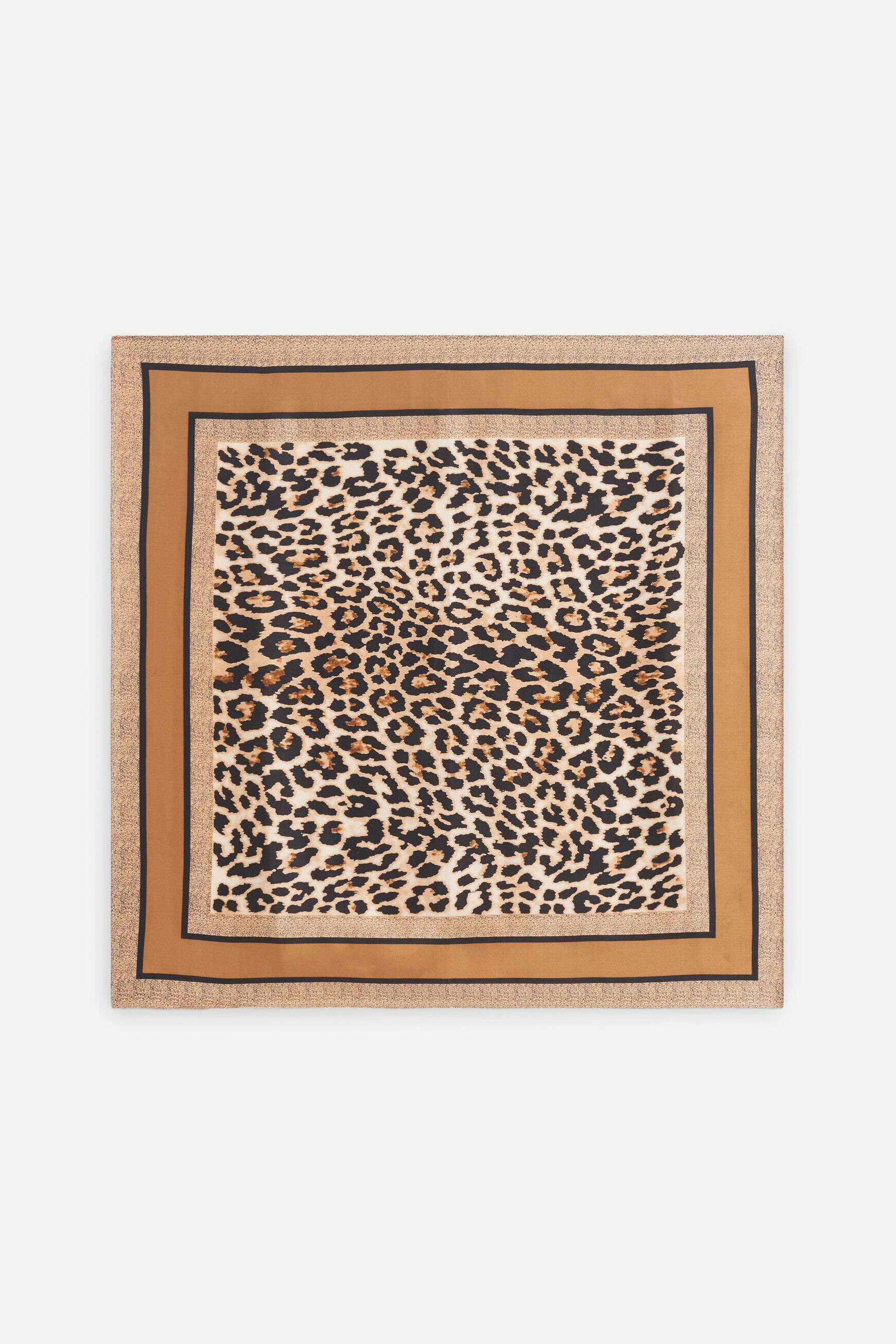 Foulard beast camel femme