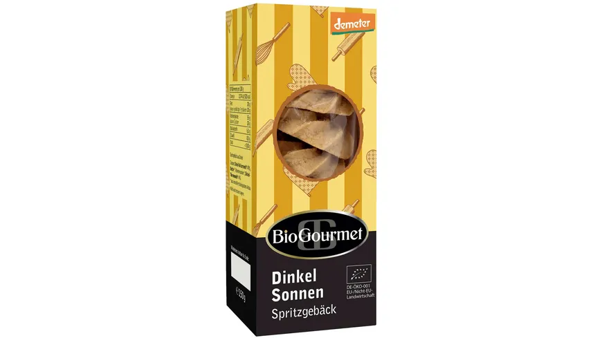 BioGourmet Dinkel-Sonnen Spritzgebäck 150 g