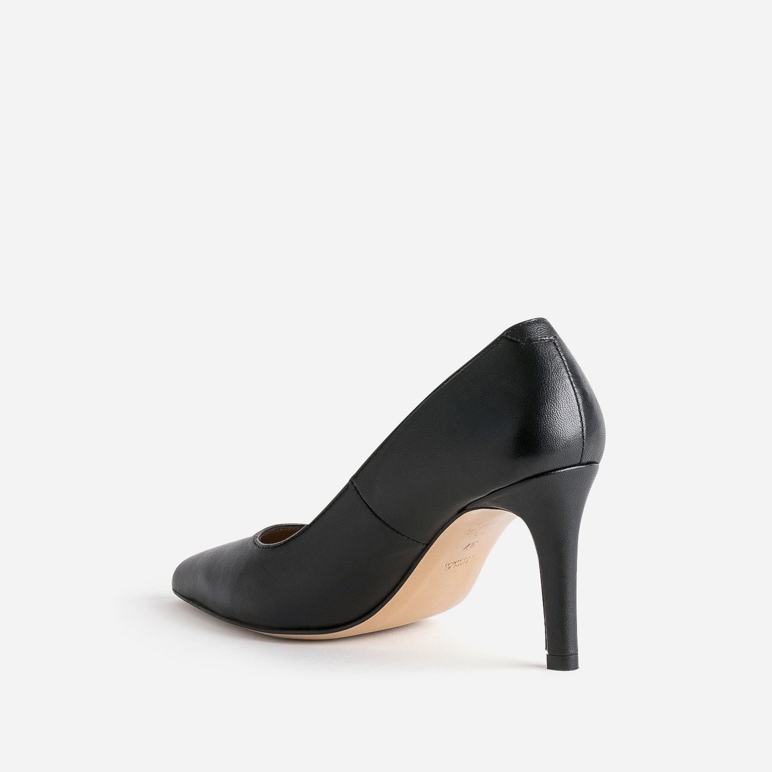 Escarpin TEXTO noir en cuir