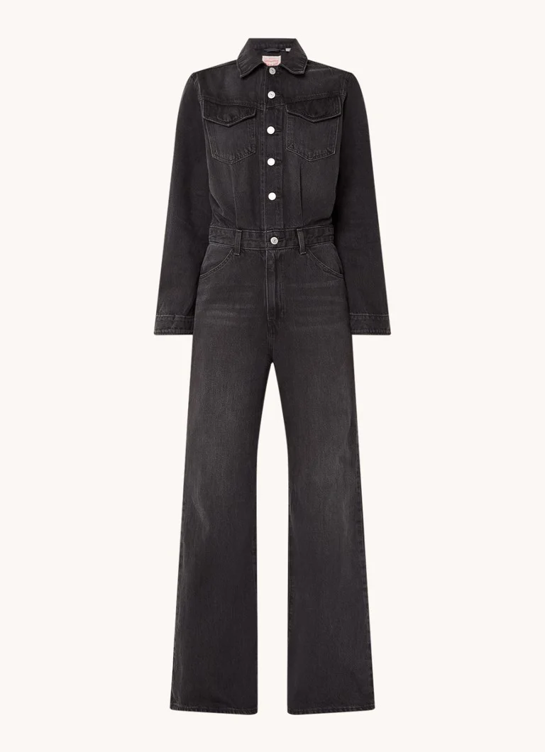 Levi's Western flared fit denim jumpsuit
