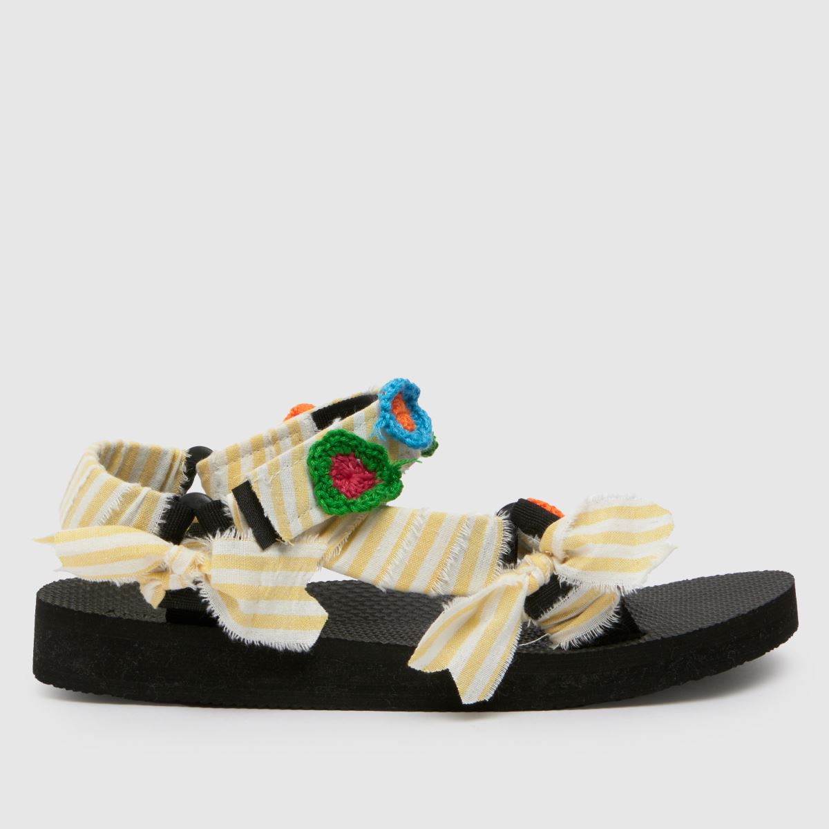 ARIZONA LOVE – Trekky – Gula, randig blommig sandaler