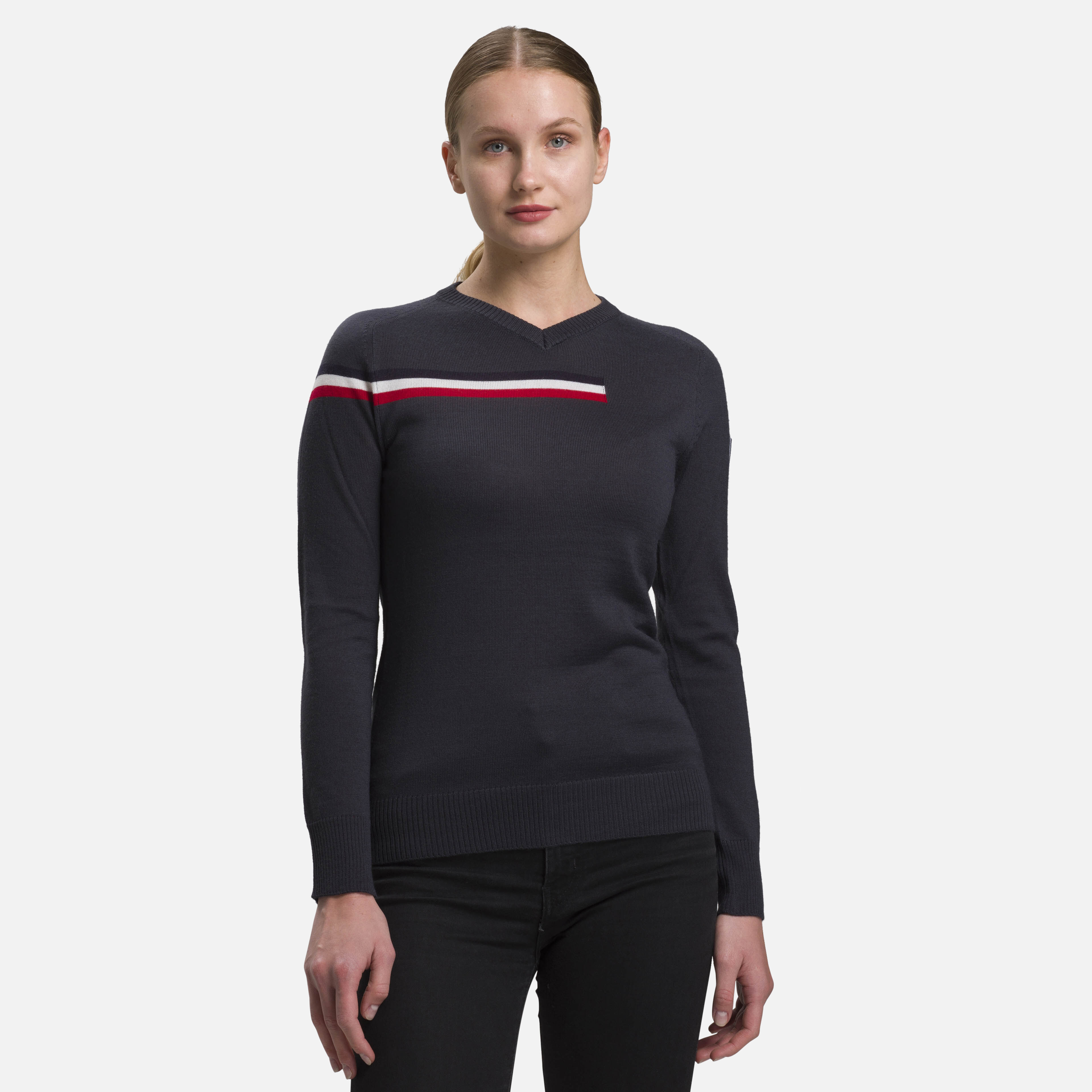 Pull Diago col V Femme