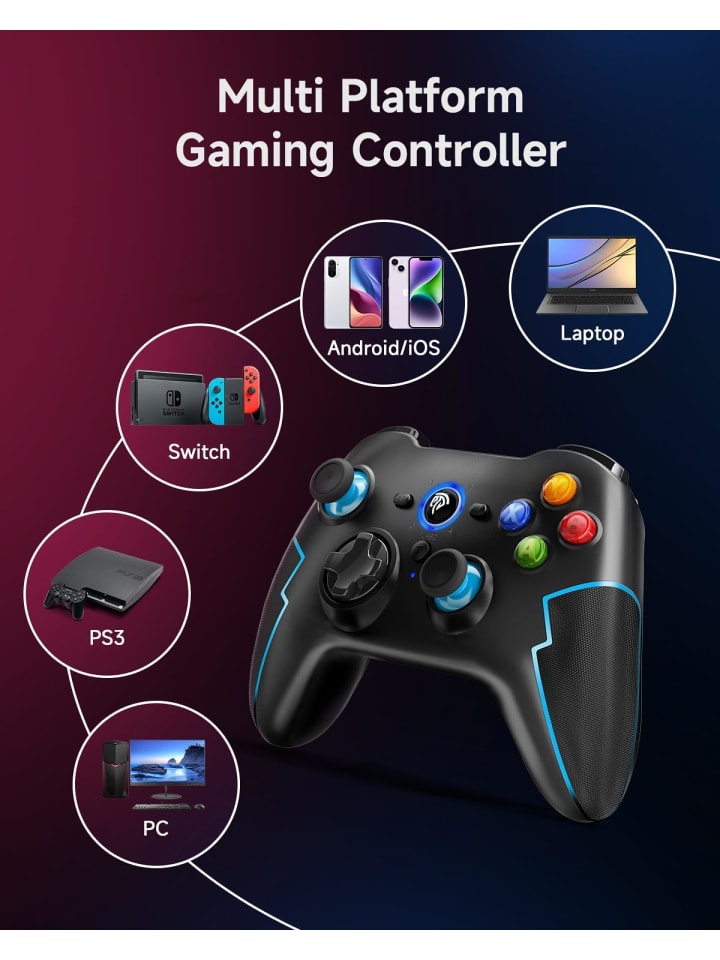 COFI 1453 Pro Bluetooth-Controller mit Hall-Trigger Blau in Blau günstig kaufen 1
