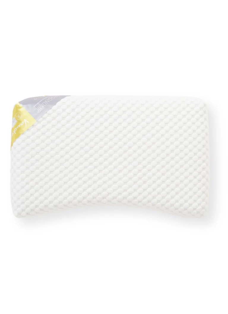 Cuscino ergonomico morbido Vandyck 12 con imbottitura in lattice naturale, 60 x 40 cm