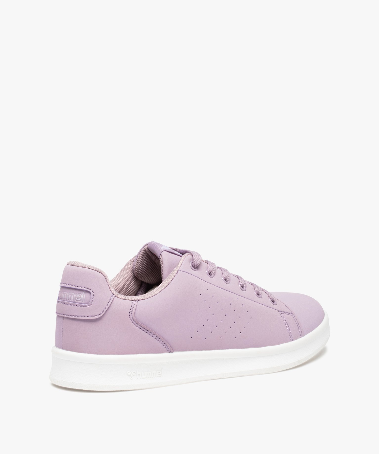 Tennis femme unies à lacets – Hummel Busan violet | GEMO