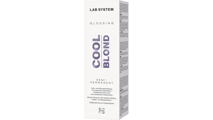 LAB System Glossing Semi-Permanente Haarfarbe Cool Blond - Cool Blond