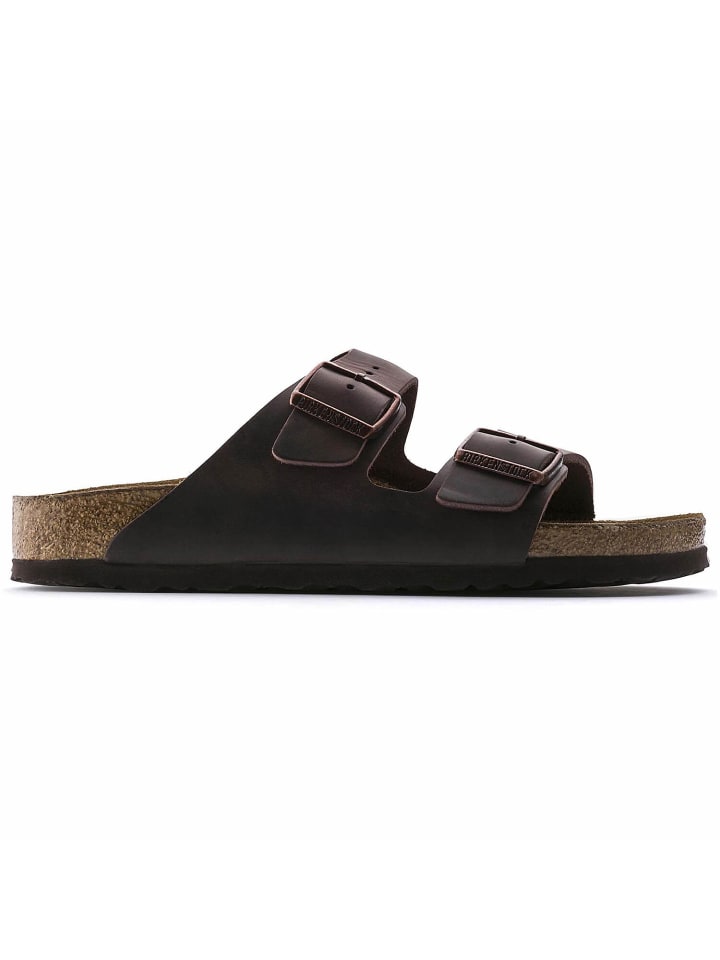 Birkenstock Sandale Arizona Oiled Leather in Braun günstig kaufen 46