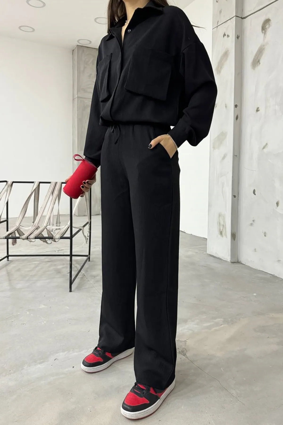 lovebox  Zweiteiler - Schwarz - Regular Fit