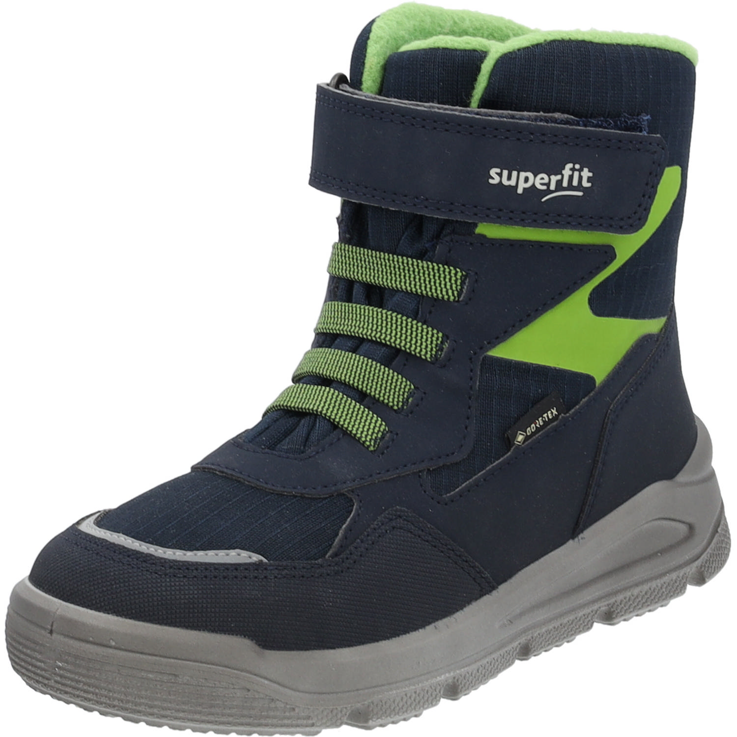 Superfit MARS 09087, Stiefel (Kinder), Kinder, BLAU/HELLGRÜN