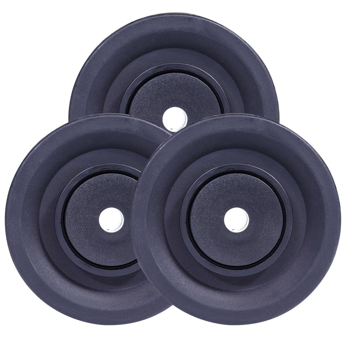 GORILLA SPORTS Umlenkrolle Universallager Riemenscheibe,3er Set,90mm,mit Kugellager,Seilrollen, (1 St)