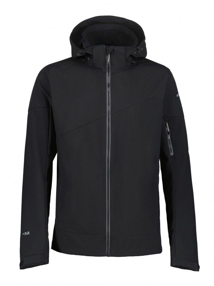 Icepeak Softshelljacke in Schwarz günstig kaufen