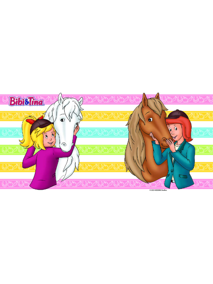 Geda Labels Trinkflasche Bibi und Tina Freunde in Silber - 500 ml günstig kaufen onesize