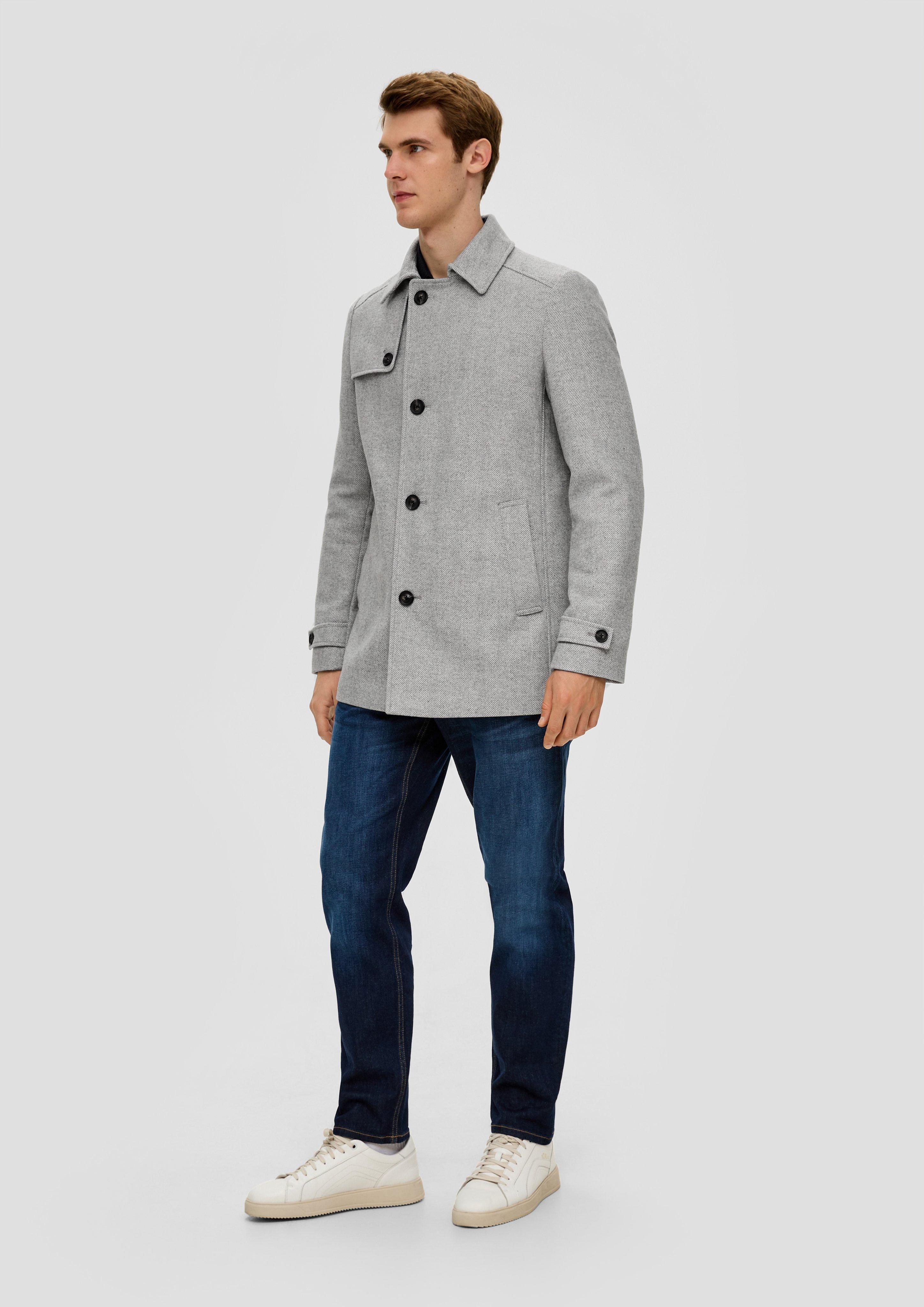 Gefütterter Mantel aus Wollmix  2133712-91Q1