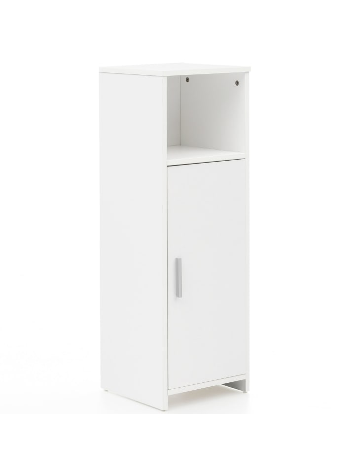 KADIMA DESIGN Badschrank | Weiß, 30x95.5x30cm, Tür, Ablage günstig kaufen onesize