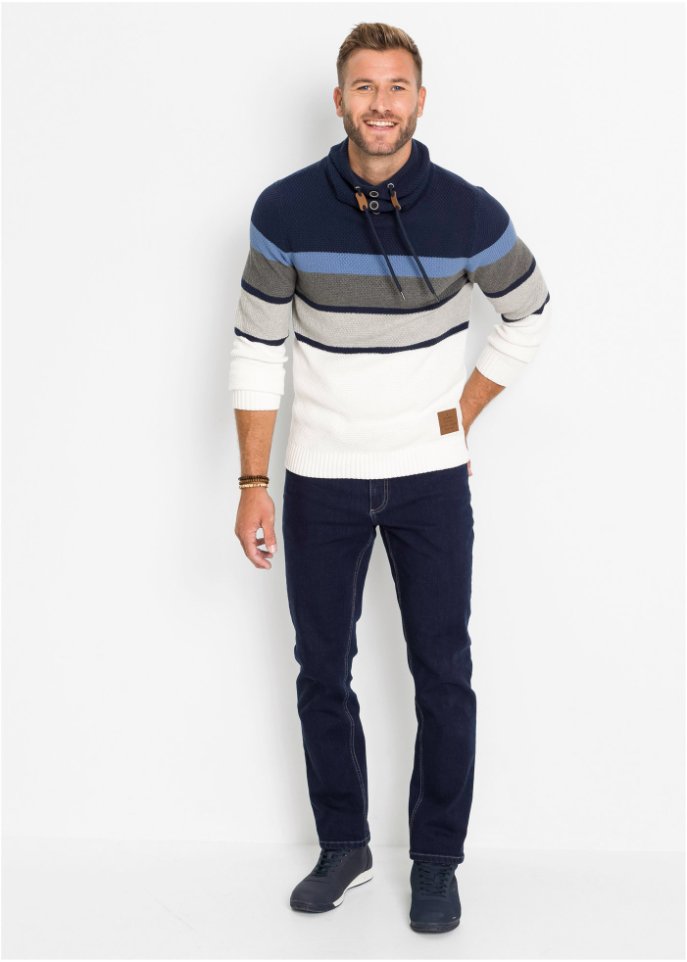 Pullover mit Schlauchkragen
